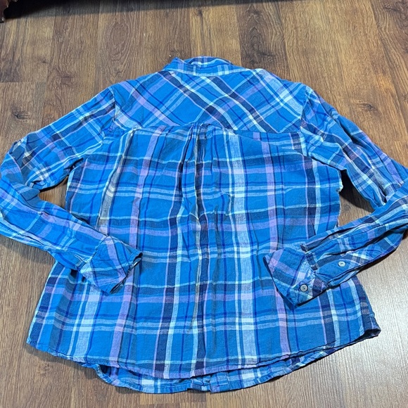 Stylish Women’s Plaid Flannel Shirt Set - Pink, Blue, Green - Picture 16 of 16